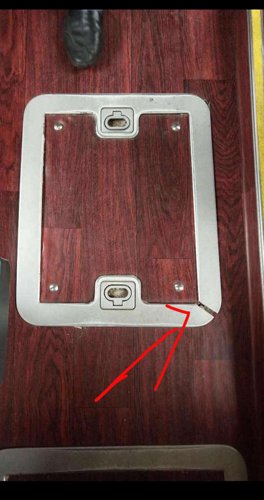 Interior strips, overall maintenance port aluminum profile, 500*400 New