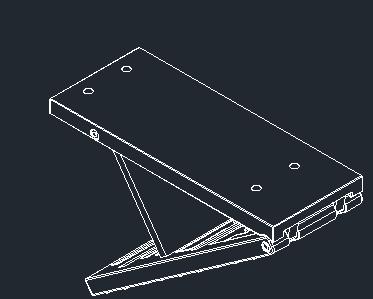 Driver's left foot pedal (90)-1