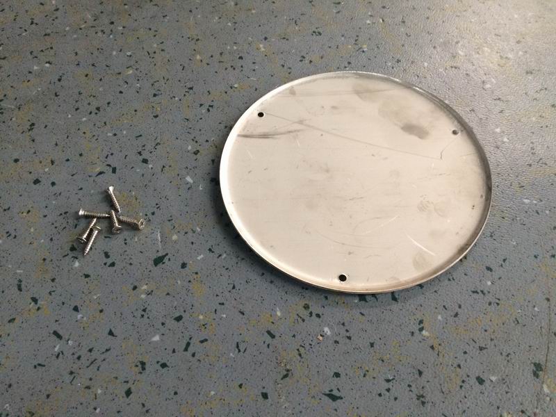 Round floor maintenance cover assembly Stainless steel φ180-1