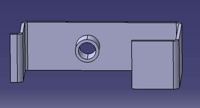 Wiper connecting rod fixing plate 6737D