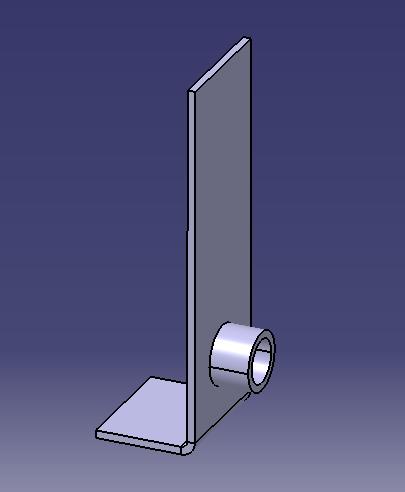 Wiper linkage rod fixing plate 6708DH