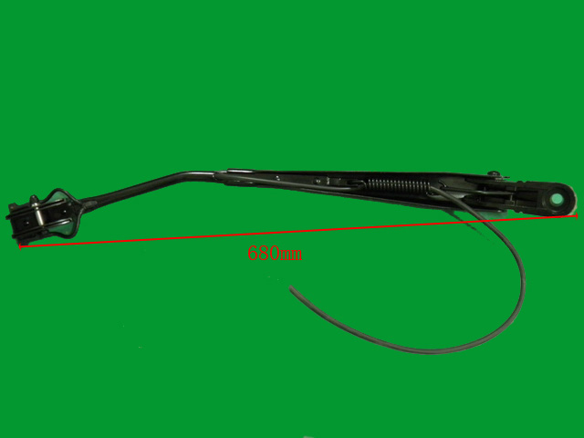 Single round tube wiper arm-right with bowl-shaped lid; consume inventory-1