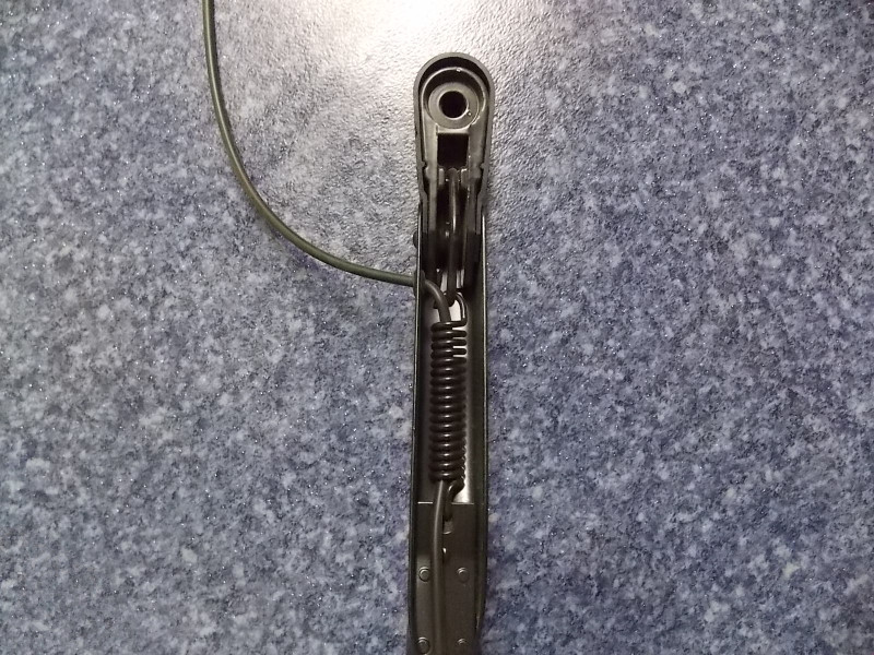 Double flat wiper arm-left-2