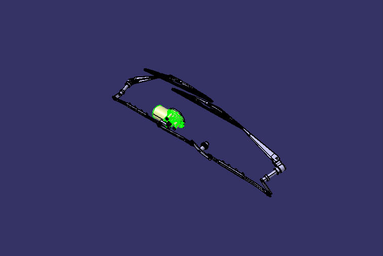 Стеклоочиститель, 1200mm , 24V , 150W , левый руль направления, группа G