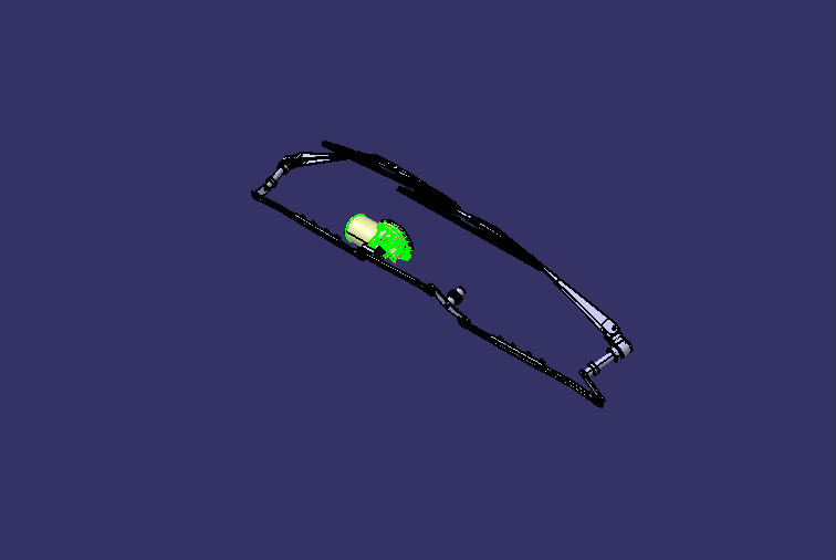 Стеклоочиститель, 1300mm , 24V , 150W , левый руль направления, группа G