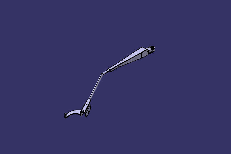 Wiper scraper rod, GBXM85, 767, 30, left side