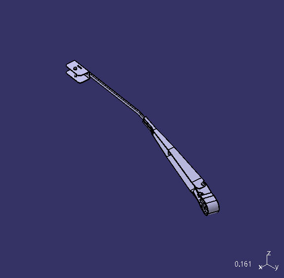 Стержень скребка стеклоочистителя, QD 750K11 , 750 , 16 , правая сторона