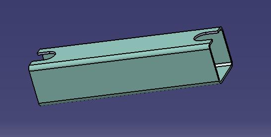 Straight head straight steel, L=130