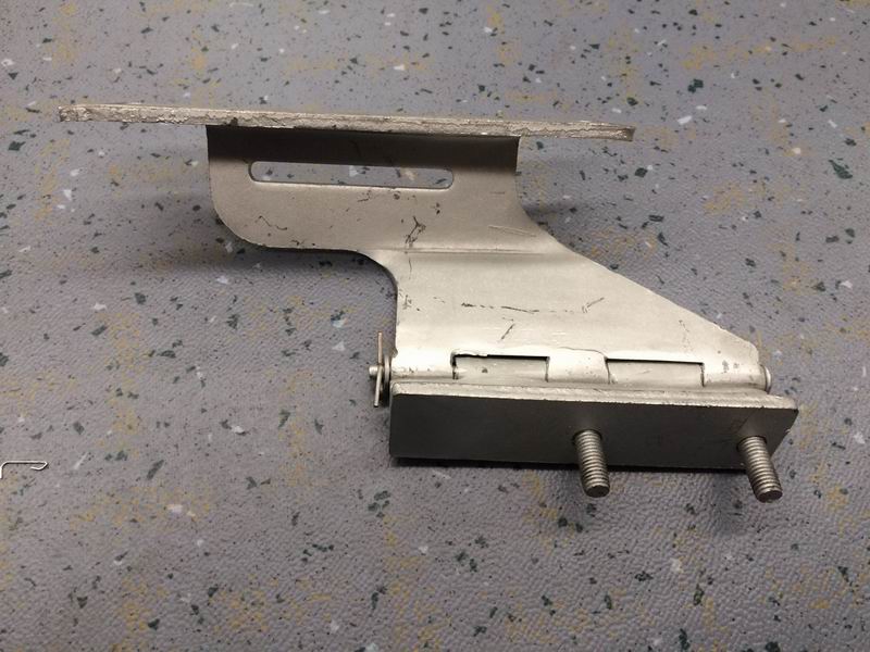 Left light frame hinge assembly