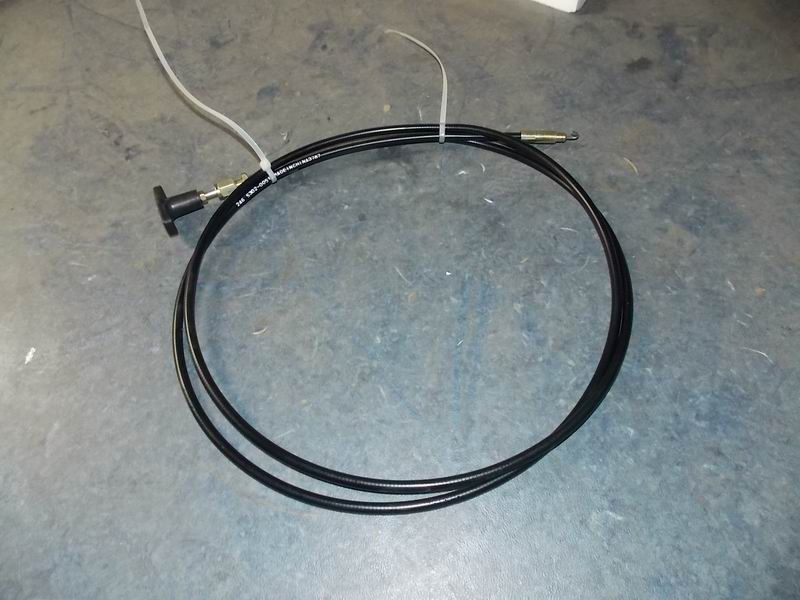 Wire draw rope L=2300, with handle, for front door swing