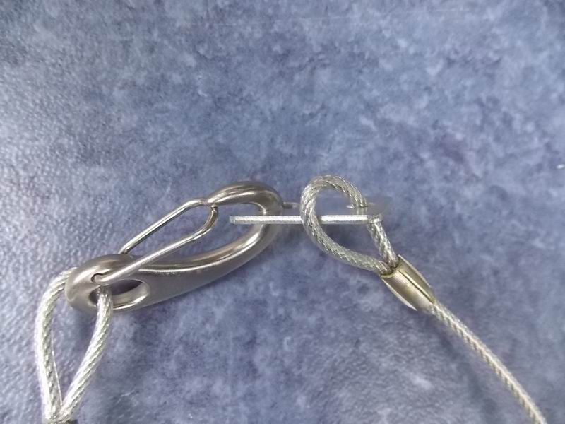 Limit wire draw rope, L=385-1