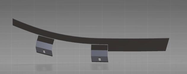 Front lock fixture, left light frame upper connection plate, ZK6127HA