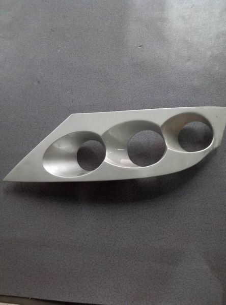 Left headlight lampshade (molded fiberglass domestic high beam lamp (49)