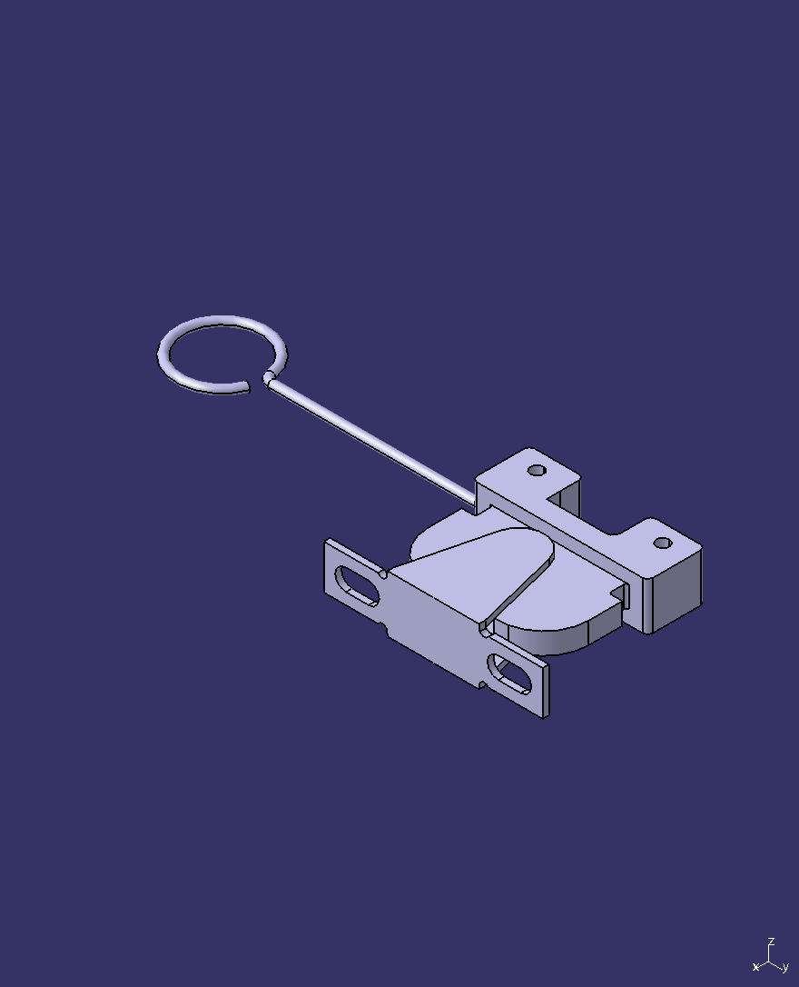 Pull ring flat lock (pull ring length 120), high corrosion resistance