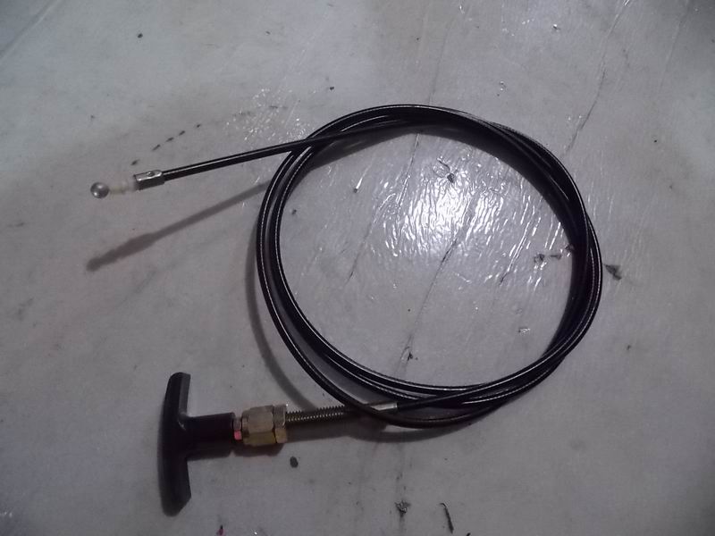 Limit wire draw rope, L=2228.5 with handle T