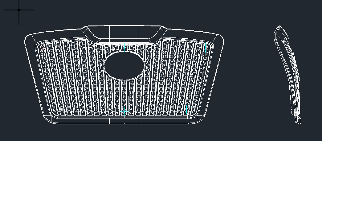 Передние окружные декоративные детали (ZK 6809DX , аэрозольная краска)