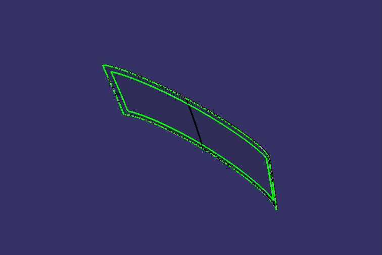 Front wind sheathing glass, 6745DX, white glass