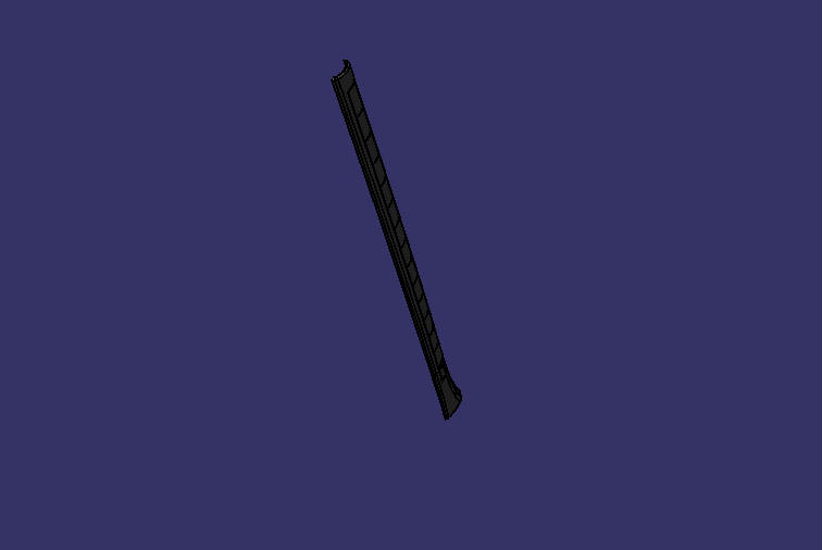 Side decoration parts, ABS+PC, ZK6745DX, right