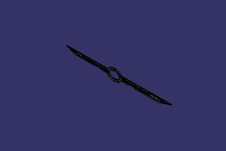 Front closure decoration parts, chrome-plated paint (E288)