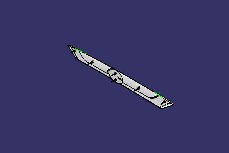 Front circumference decoration parts, ZK6120HQ spray paint