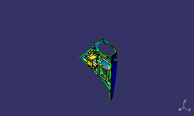 Передняя откидная дверь, H 16A Внутренние и внешние пластины полностью отштампованы с правой стороны.