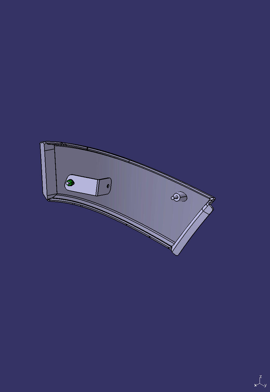 Front wing decoration parts, left headlight on SMC