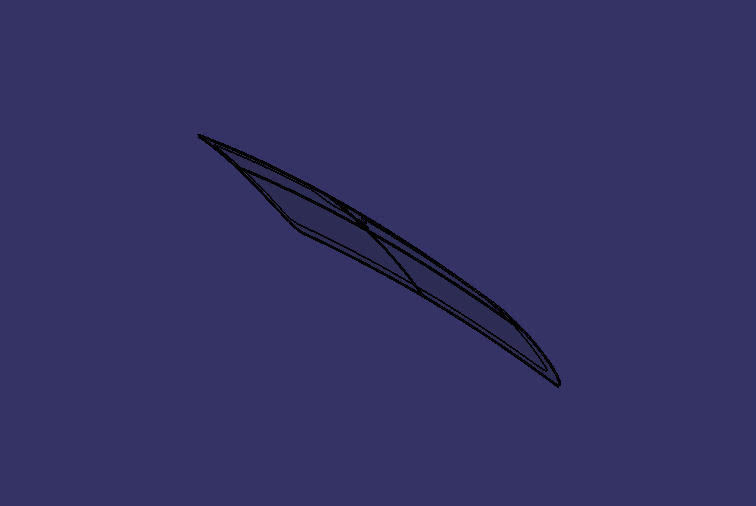 Front windshield laminated glass, white glass (no V+ manual wiper)