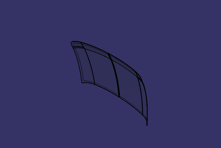 Многослойное многослойное стекло переднего ветрового стекла (B413, белый, безполосный радиолокатор)