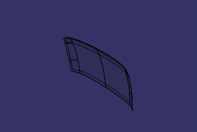 Стекло лобовое защитное, ЗК 6907H , белое стекло, без декора