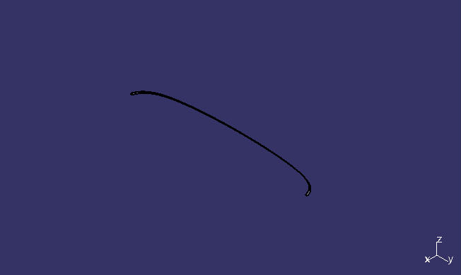 Curved panel, single shape, 3.0