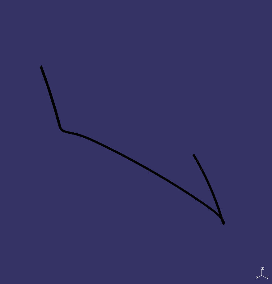 Rubber strip, front windshield, ZK6710, black