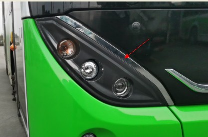 ZS1918 decorative strip; water-electric plating