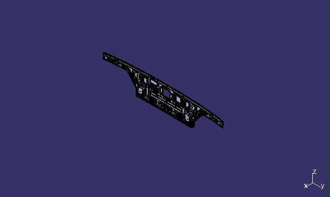 Front flip door, H19C, inner and outer panels