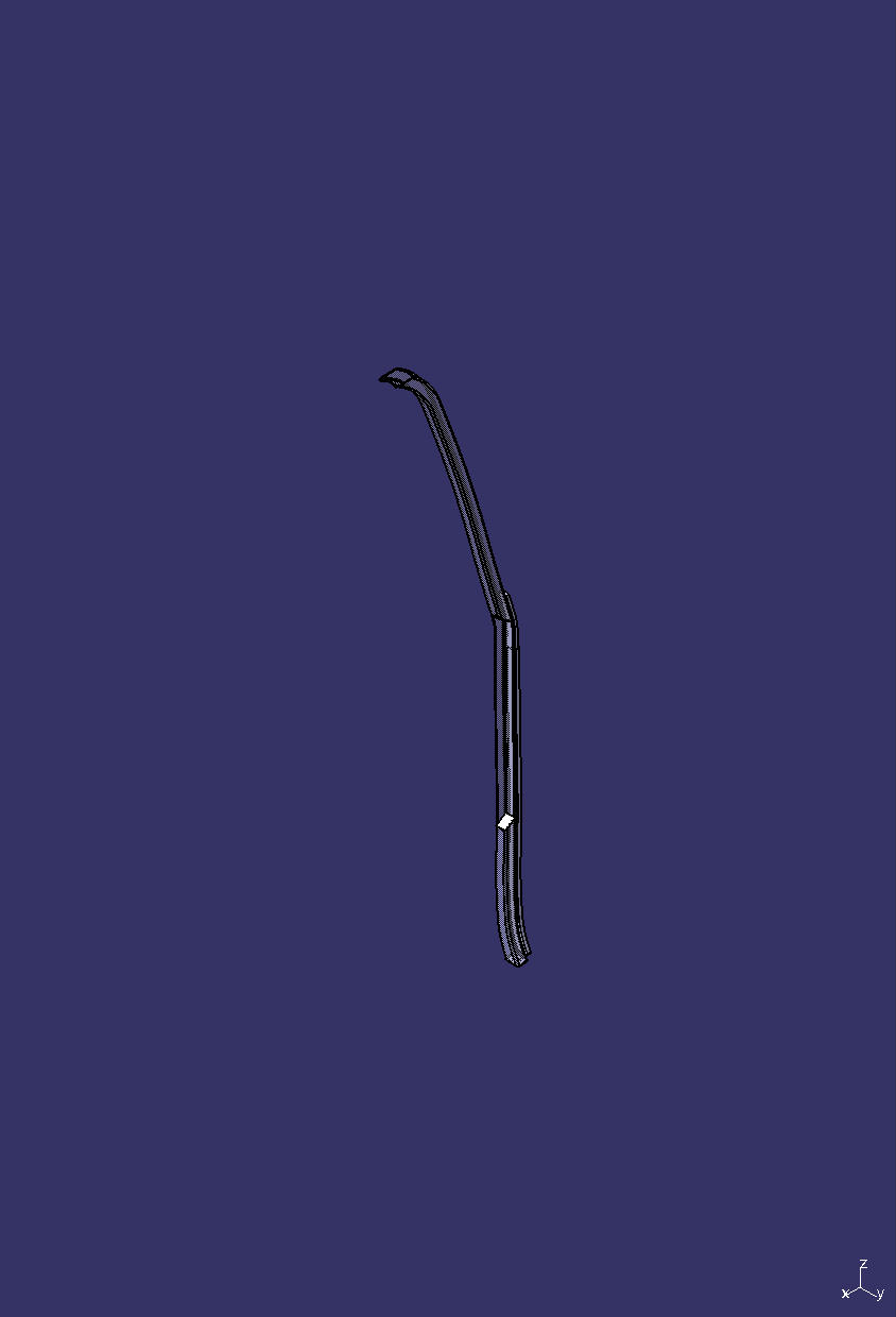 Крутящийся прямоугольный профиль, первая колонка