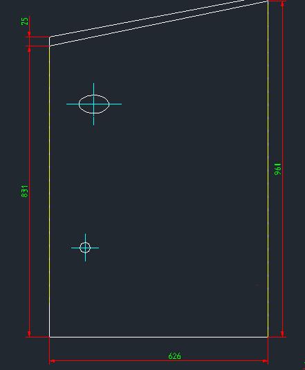 Left front wheel cover front skin