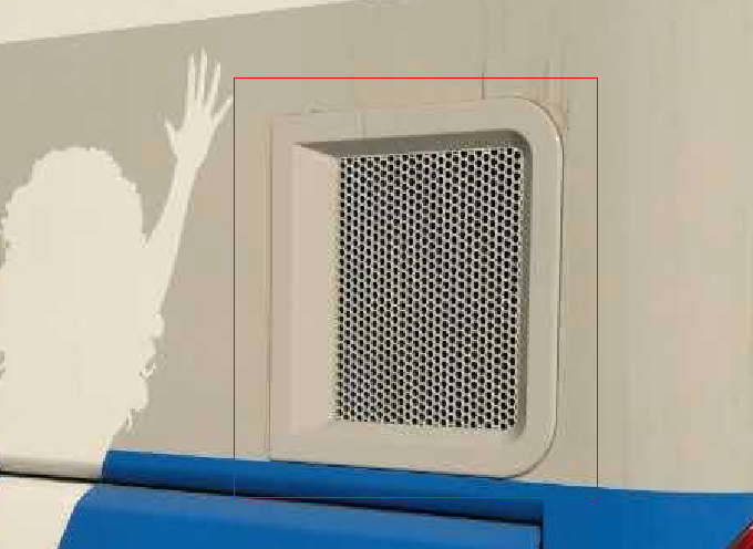 Left air inlet grille (ZK6122HBA)