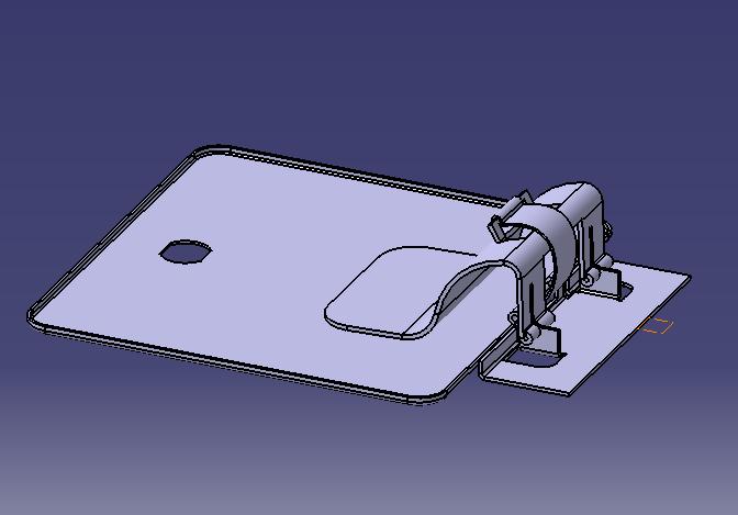 Filling cover, spring hinge, galvanized steel plate