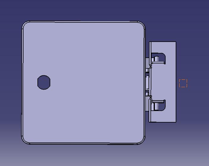 Filling cover, spring hinge, galvanized steel plate-1