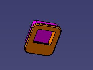 Side decoration parts, plastic, ZK6105HGS, clasp hands