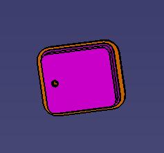 Side decoration parts, plastic, ZK6105HGS, clasp hands-1