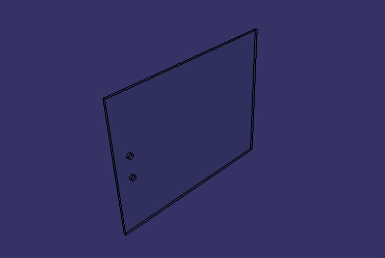 Aluminum frame window glass, left three front, 6535DX, peony green