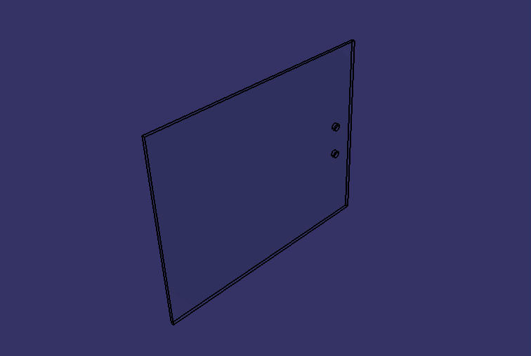 Aluminum frame window glass, left three back, 6535DX, peony green