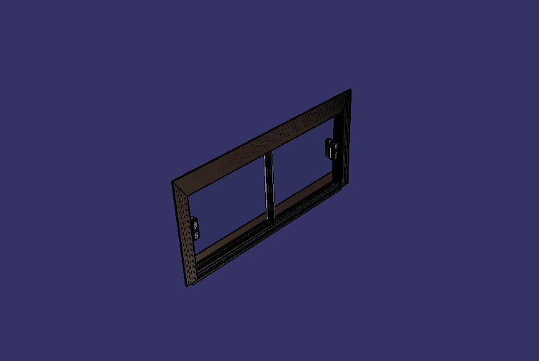 Single-layer aluminum frame window, right first, 6559DX, peony green