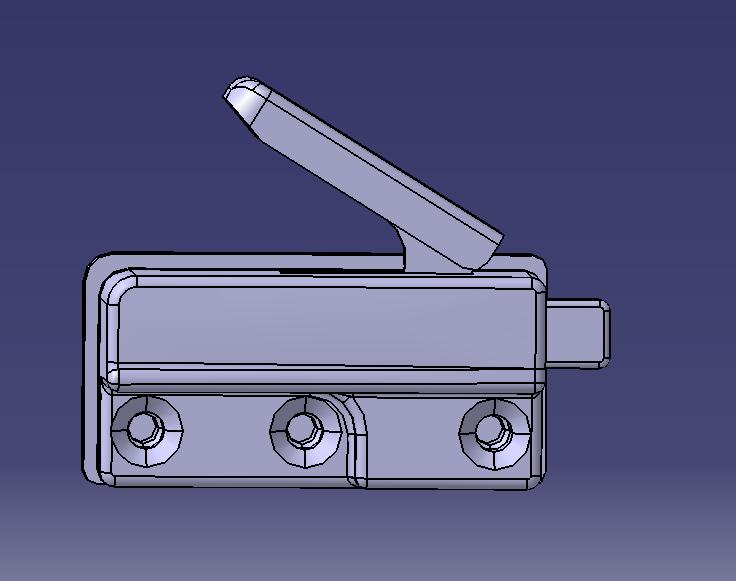 Window lock, bonding, nylon lock hook, push and pull up and down for right side