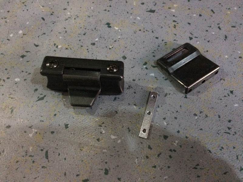 Side window accessories, window locks, non-adhesive window alloy plastic lock buckle-3