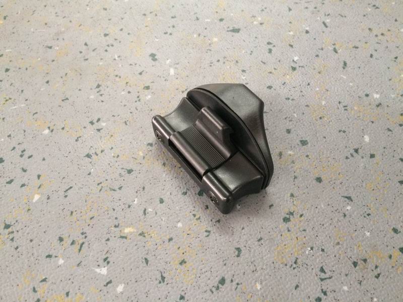 Side window accessories, window locks, non-bonded alloy plastic-clad lock buckle large bottom plate-1