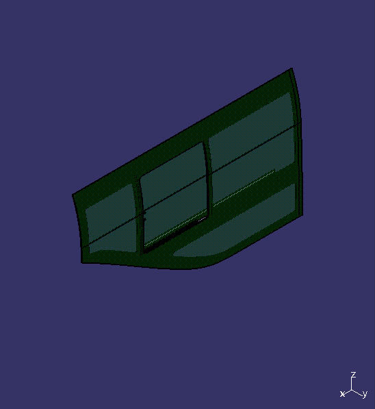 Side window, single-layer homemade inlay, 6137, peony green right end 5+4