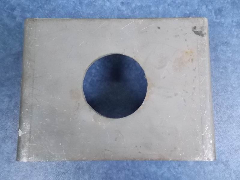 U-shaped straight piece with holes, L=190