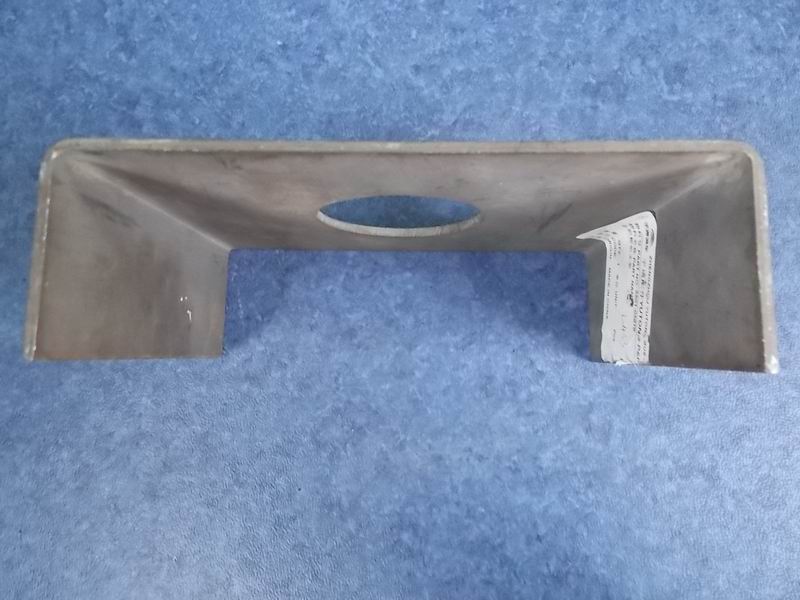 U-shaped straight piece with holes, L=190-2