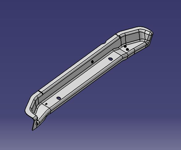 Passenger door stepping support plate assembly